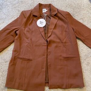 Princess Polly Blazer Brown